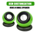thumbnail image 5 of ZZkhGO Mini 2.0 USB Laptop Speaker, Wireless Bluetooth 5.0 Computer Speaker, Portable Ball Speaker for Desktop PC Home Office, 5 of 7