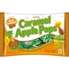 Caramel Apple Pops, Caramel Coated Green Apple Lollipops, Individually Wrapped, 7.5 oz. Peanut Free, Gluten Free. Contains Milk and Soy.
