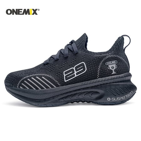 

ONEMIX Boys Breathable Lightweight Shock Absorption Running Shoes Outdoor Athletic Shoes For Toddler Kids