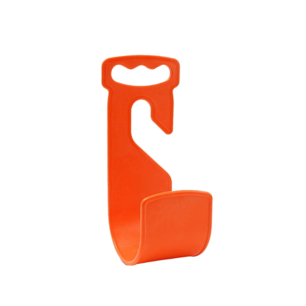Ounissouiy Soporte para manguera, soporte para tubería, estante de almacenamiento, tamaño compacto, fácil de instalar, colgador profesional, Decoración del hogar Naranja 23.5 cm * 11 cm * 9 cm