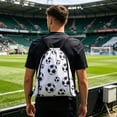 thumbnail image 6 of Viflosae Soccer Drawstring Bag Sports Backpack Storage Pouch Lightweight Cinch Sack for Ball Gear Shoes Training Essentials and Everyday Carry, 6 of 9
