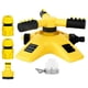 thumbnail image 2 of Yellow Hydraulically Driven Sprinkler for Garden Use with Adjustable Nozzle Angle and 1/2 inch, 2 of 5
