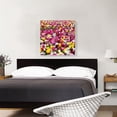thumbnail image 2 of ARTCANVAS Tulips Pattern Home Decor Square Canvas Art Print - Size: 26" x 26" (1.50" Deep), 2 of 9