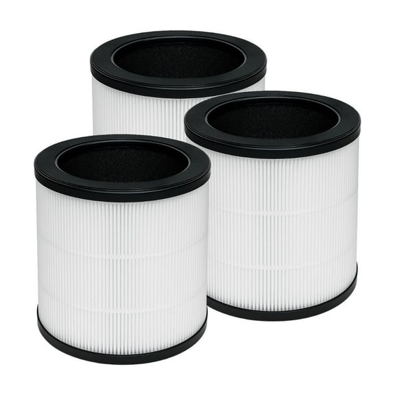 Nispira HAPF360 Type J HEPA Filter Replacement For Holmes HAP360W HAP360 Bionaire 360° UV Air Purifier BAPF361, 3 Pack