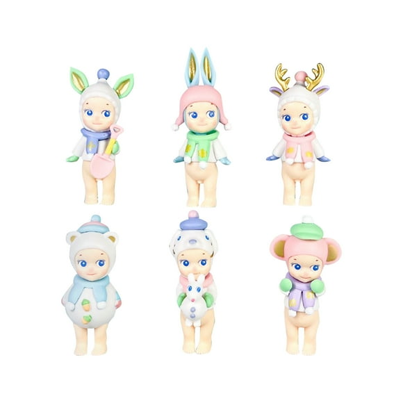 Sonny Angel HIPPERS:Cute Angel Box With Fashion Doll Decoration, Character Series - Papa Angel-Winter Dream