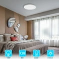 thumbnail image 2 of Flush Mount LED Ceiling Light, Dimmable, Large Illumination Range, Ultra-Thin Design For Kitchen Living Room Corridors (Ø23CM), 2 of 5