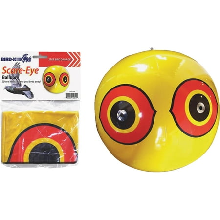 Scare Eye Bird Ballloon Yellow Predator Decoy
