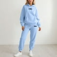 thumbnail image 2 of Outfits for Women 2 Piece Sets - Long Sleeve Hoodie With Sweatpants Set Womens Matching Sets Loungewear Sets Woman, 2 of 4