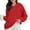 Red, variant on Aloohaidyvio Hoodies for Women,Womens Casual Color Long Sleeve Zipper Pullover Hooded Tops with Pocket