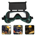 thumbnail image 2 of 2pcs Welding Glasses Welding Eye Protector Welding Safety Goggles Welding Protective Glasses welding goggles (Green), 2 of 7