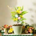thumbnail image 1 of Easter Egg Floral Picks Artificial Flower Stems 16 Inch, Plastic Egg Bouquet for Wreath Arrangement, Spring Home Decor for Easter Tree, Gift for Holiday Party Table Centerpiece Vase Decoration, 1 of 6