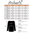 thumbnail image 5 of Anbech Vneck Women Solid Color Shirt Buttons Long Sleeve Blouse Casual Fashion Tops, 5 of 7
