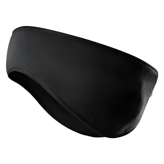 TELOLY Fleece Ear Covers for Winter, Ear Muffs for Kids and Women in Black
