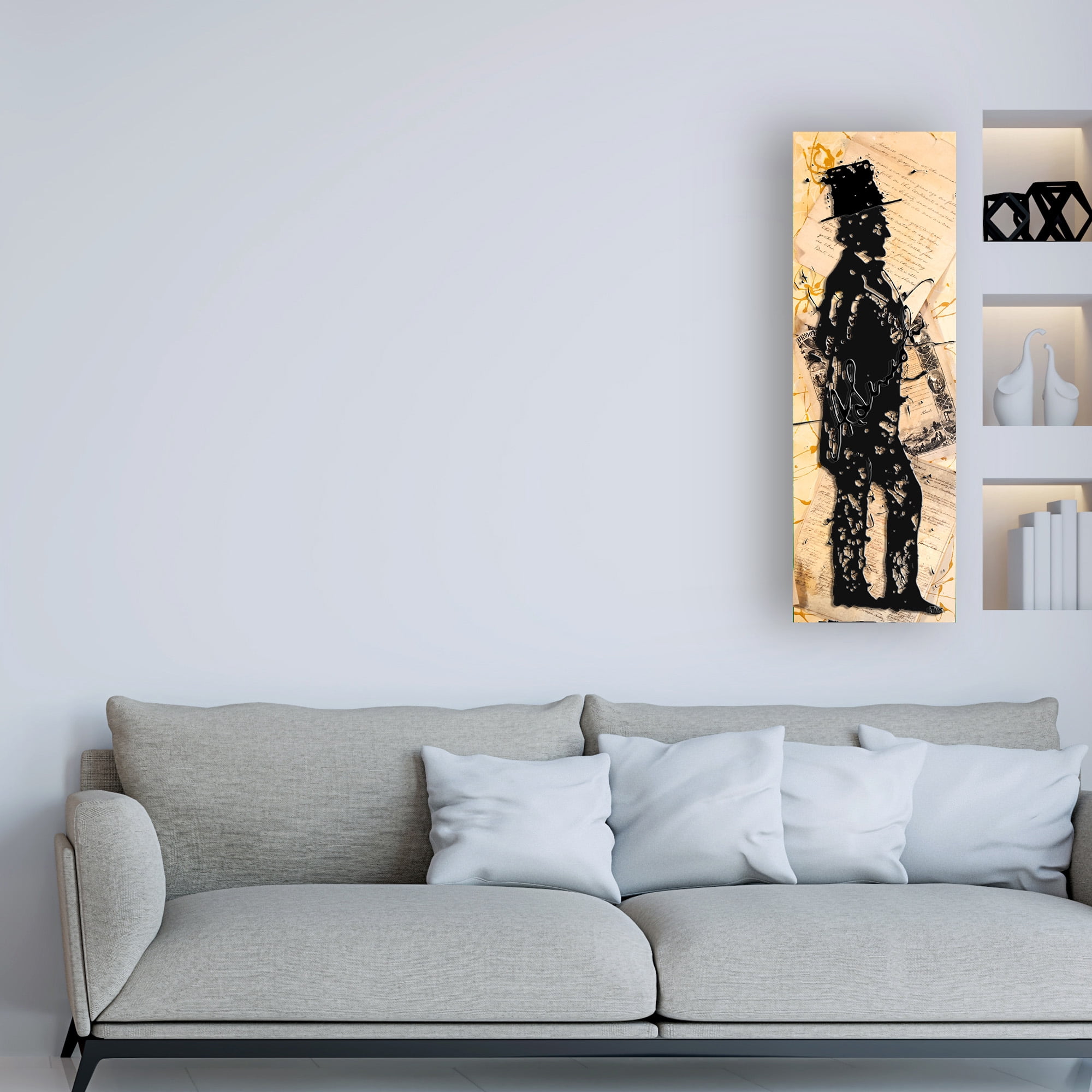 Trademark Fine Art 'Lincoln Tall' Canvas Art by Roderick Stevens