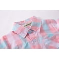 thumbnail image 2 of StylesILove Toddler Little Boy Long Sleeve Cotton Button Down Shirt (Multicolored Check, 110/4-5 Years), 2 of 6