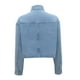 thumbnail image 2 of Chamarra George para Mujer Chamarra Corta de Mezclilla con Bolsas al Frente Azul Talla CH, 2 of 4