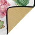thumbnail image 3 of GZHJMY Cactus Succulent Flower Kitchen Rugs Microfiber Cushioned Mats Soft Non-Slip Kitchen Floor Mats Washable Comfort Doormats (20” x 39” ), 3 of 6
