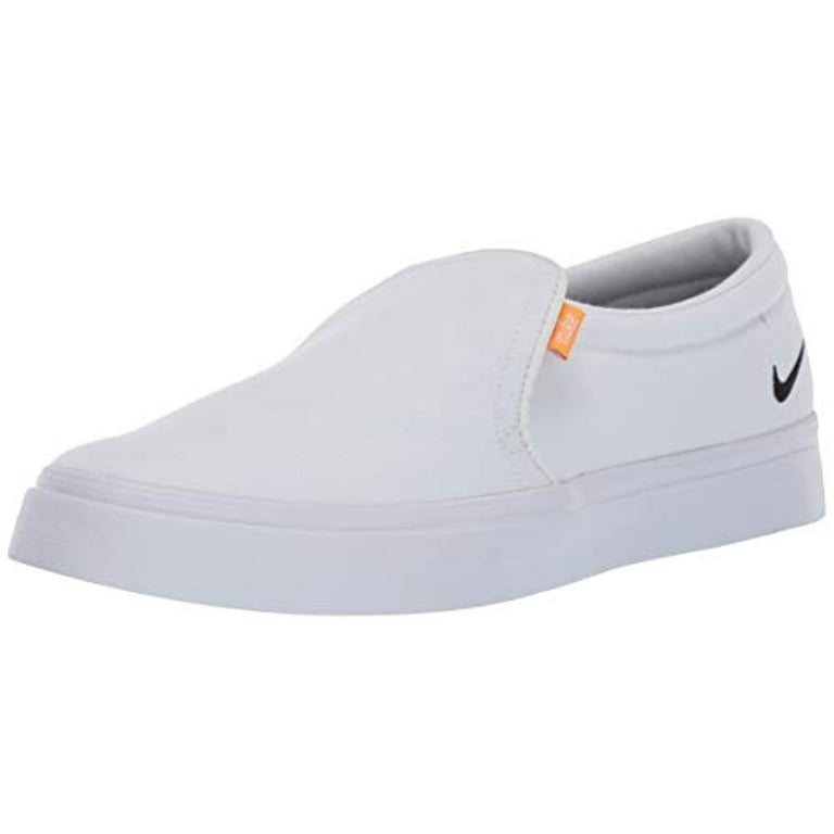 Nike Women's Court Royale AC SLP Sneaker, White/Black - Gum Light Brown, 6 - Walmart.com