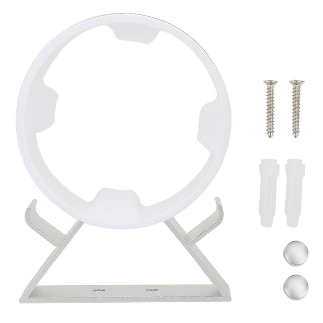 Outbit Organizador de soplador - Espacio en Rack para secador de Pelo Organizador de soplador sin Orificios de Aluminio Accesorio de Hardware liviano(9482SS Astilla)