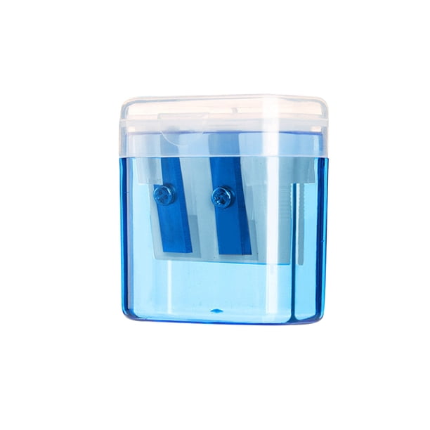 Oferta por tiempo limitado!Sacapuntas, Sacapuntas manual con tapa, Sacapuntas de mano para lápices de colores, Sacapuntas portátil para niños y adultos, Lápiz con agujeros