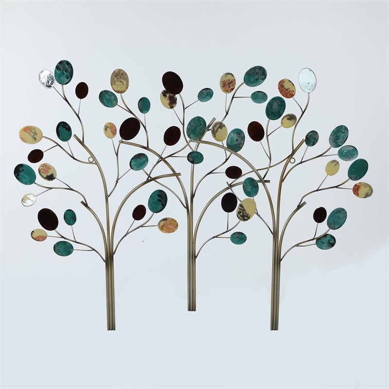 Luxen Home Metal Trees Wall Decor
