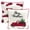 Merry Christmas Cream, variant on Jordan Manufacturing 16" x 16" Merry Christmas Cream Truck Square Outdoor Throw Pillow with Welt