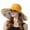 Yellow, variant on Extra Large Brim Double Sides Wearing Fisherman Hat Anti-UV Round Dome Women Summer Solid Color Print Sun Hat Fashion Accessories
