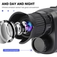 thumbnail image 2 of 1080P Digital Night Vision Monocular with 5X Zoom, 7 Level Infrared 3800mAh Rechargeable Goggles with 1.5 Inch Screen, Portable Handheld Scope for Camping Hunting Surveillance, 2 of 7