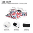 thumbnail image 3 of Pofeuu Birds Flowers Print Sunscreen Visor Cap Adjustable Sport Empty Top Baseball Sun Cap for Men Women Sports Outdoor Headwear, 3 of 7