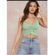 thumbnail image 3 of Blusa Dama Crop Top Ombliguera Canalé Moda Mujer Ribete Gym LOLE Crop Top, 3 of 5