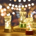 thumbnail image 5 of PULLIMORE Christmas Flameless Candles Set of 3, Battery Operated Christmas Themed LED Candles for Festival Gift Christmas Decorations (3 Pattern), 5 of 9