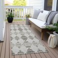 thumbnail image 5 of Addison Rugs Machine Washable Indoor/ Outdoor Chantille Modern Boho Damask Rug Taupe - 2'3" x 7'6", 5 of 5