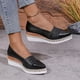 thumbnail image 4 of Xucatan Women's Genuine Leather Moccasins, Comfortable Casual Driving Loafers with Cushioned Insole, Lightweight Slip-On Shoes for Women Gift, 4 of 7