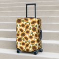 thumbnail image 6 of Rateoe Autumn Sunflowers Printed Luggage Cover, Suitcase Protector Fits 18-32 Inch Luggage-Large, 6 of 7