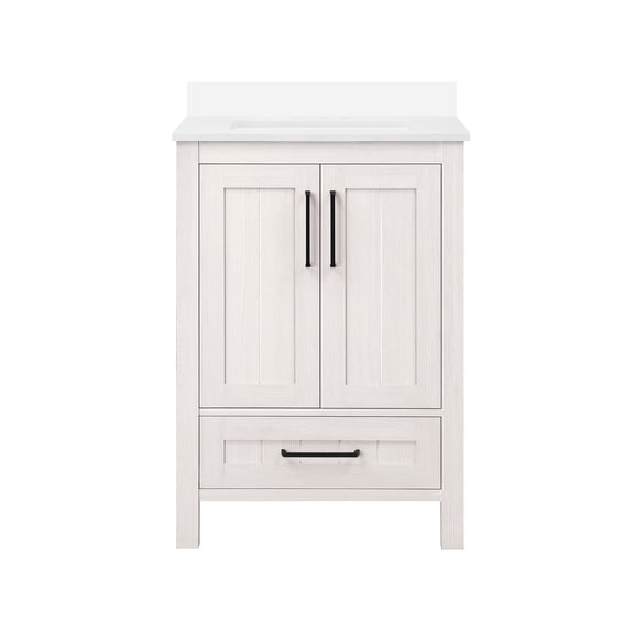 Ove Decors Kansas 24 W x 19" D Freestanding Bathroom Vanity with Sink, Antique White