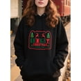 thumbnail image 2 of Cozy Holiday Christmas Hoodie for Men Women, Holiday Pullover Hooded Sweatshirt, Cozy Cotton Poly Blend, Funny Winter Xmas Gift Outfit, 2 of 5
