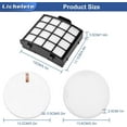 thumbnail image 4 of AZ2002 Vacuum Filter Replacement Parts for Shark Vertex Duoclean Upringht Vacuum AZ2000 AZ2000W AZ2002, Compare to Part XHFAZ2000, XFFKAZ2000, 2 High Efficiency Filters and 4 Foam and Felt Filter., 4 of 8
