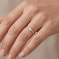thumbnail image 3 of Pompeii 1/2ct Three Stone Diamond Ring 14K White Gold (H-I,SI), 3 of 3