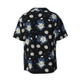 thumbnail image 7 of Kdxio Men's Hawaiian Shirt for Men Short Sleeve Shirt Daisies Flowers Summer Casual Holiday Beach Button Down T-Shirts, 7 of 7