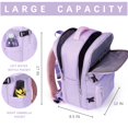 thumbnail image 3 of Mochila SHRRADOO para portátil de viaje de 17 pulgadas para mujeres y hombres, 3 of 7