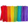 thumbnail image 2 of CraftySticks- 1000 Pack, 6 Inch Multi Color Rainbow, Jumbo Wood Popsicle Sticks for Crafts, Home, School Art, Building, Learning, Wood Tongue Depressor Size, 2 of 5