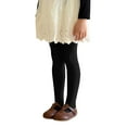 thumbnail image 3 of KAUOD Girls Cable Knit Tights Pants Full Length Footed Fleece Thermal Leggings Kids Toddler School Dance Opaque Pantyhose, 3 of 9