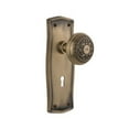 thumbnail image 3 of Nostalgic Warehouse Praead_Dp_Kh Egg And Dart Solid Brass Dummy Door Knob Set - Nickel, 3 of 6