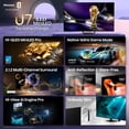 thumbnail image 3 of Hisense 85" U7 Series MiniLED QLED UHD 4K HDR Smart Google TV (85U7SG, 2026 Model) - Hi - QLED MiniLED , Native 165Hz, VRR 330, HDR10+, Dolby Vision, IMAX Enhanced, Anti-Reflection & Glare-Free, 3 of 22