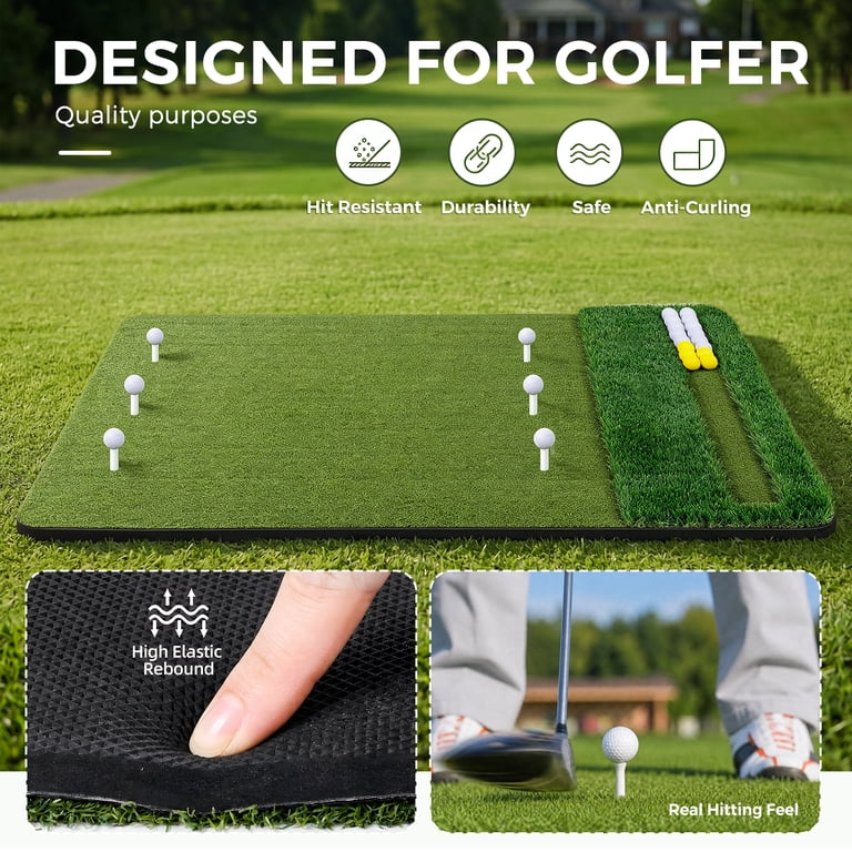 Vipuse Golf Hitting Mat, 5 x 4 Feet, Indoor/Outdoor photo 8