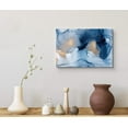 thumbnail image 3 of wall26 Canvas Print Wall Art Gold, Blue &amp; White Watercolor Smoke Collage Abstract Shapes Digital Art Modern Art Bohemian Colorful Multicolor Ultra for Living Room, Bedroom, Office - 32"x48&q, 3 of 5