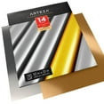 thumbnail image 5 of Arteza Heat Transfer Vinyl, Metallic Gold & Silver, 10"x12" Sheets - 14 Pack, 5 of 8
