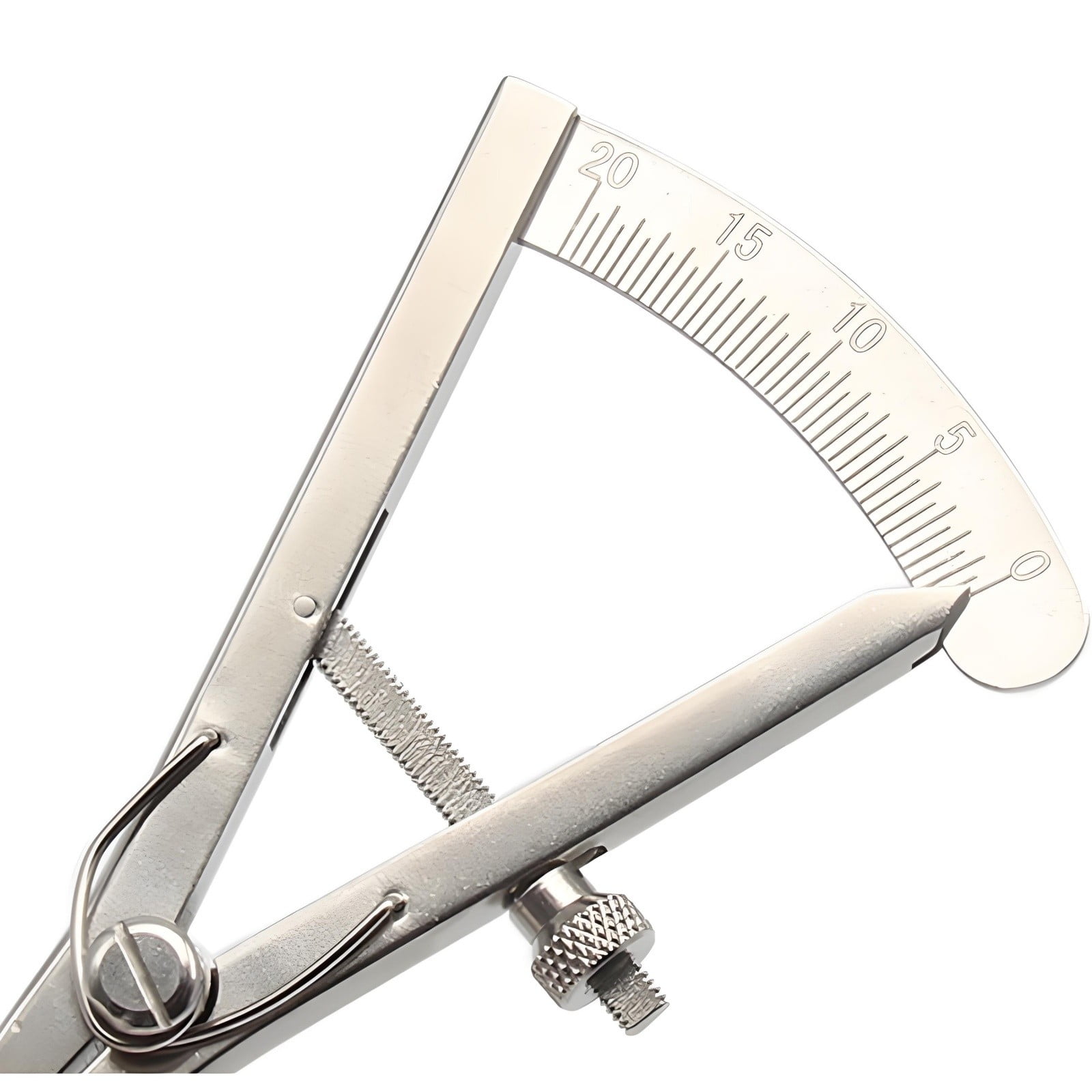 Stainless Steel Leather Edge Spacing Gauge, Adjustable Scribing Tool with Scale for DIY Leathercraft, Precision Stitch Line Marker (Type A Screw Lock / Type B Standard)