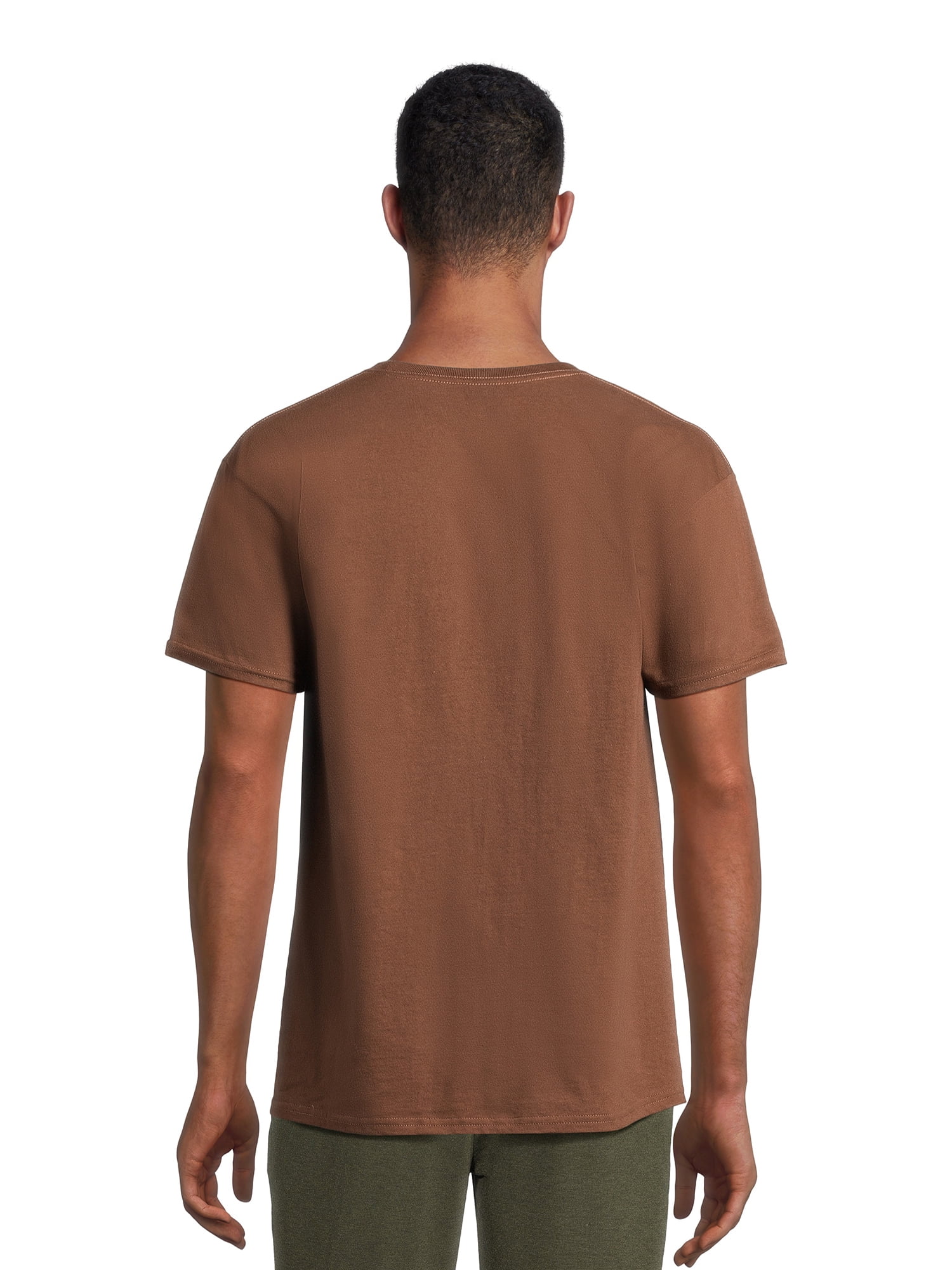 Athletic Works Men's and Big Men's Cotton Pocket Tee, Sizes XS-5XL and Tall Sizes