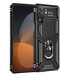 thumbnail image 3 of Dteck Case for Samsung Galaxy Z Flip4 5G,Shockproof Rugged Kickstand Case Ring Holder Lighweight Cover for Galaxy Z Flip 4 (2022),Black, 3 of 9